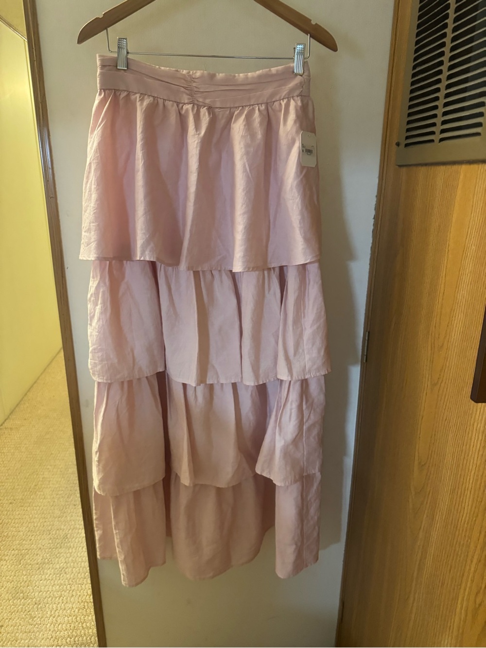 Altar'd State Blush Tiered Skirt